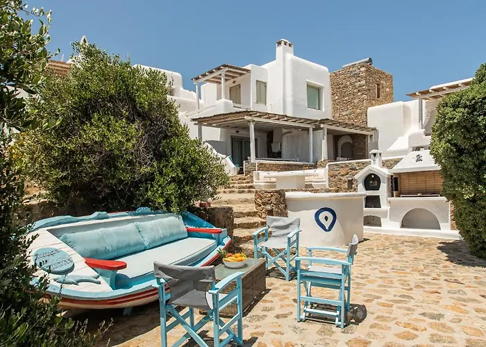 Nyaraló Manolia Luxury Private House By Mykonian Kazarte